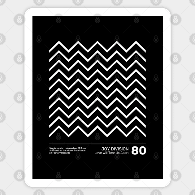 Joy Division Love Will Tear Us Apart Magnet by Timeless Chaos